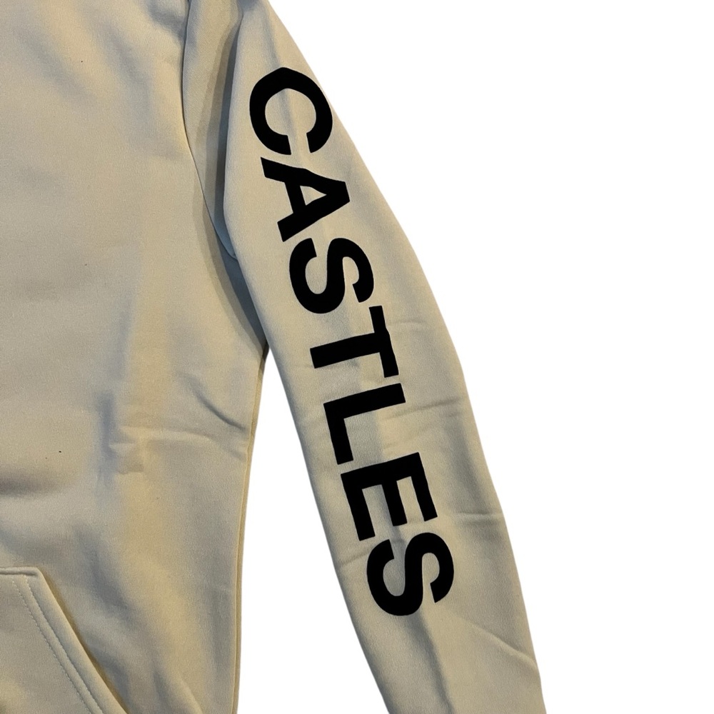 Crooks & Castles Skullbunny Cream Hoodie with Green Herb Design - Picture 3 of 7